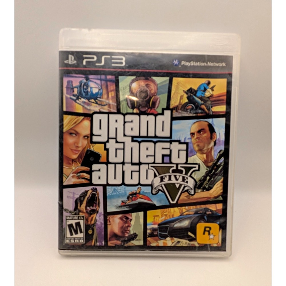 Rockstar Games Grand Theft Auto V (PS3) M, NTSC-U/C w/ Case